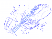 Chassis/estrutura externa para VESPA GTS 4T ie Super E3 2016