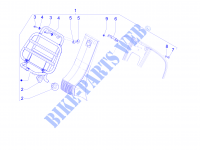  Bagageiro/porta objectos dianteiro para VESPA PX 2015