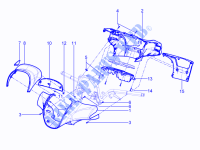 Coberturas do guiador para PIAGGIO Beverly RST 4T 4V ie E3 2015