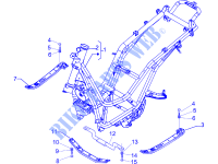 Chassis/estrutura externa para PIAGGIO Beverly 2005