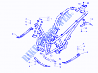 Chassis/estrutura externa para PIAGGIO BEVERLY RST/S 4T 4V IE E3 2015