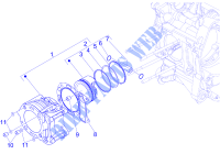 Grupo cilindro pistão pino para PIAGGIO BEVERLY RST/S 4T 4V IE E3 2015