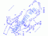 Chassis/estrutura externa para PIAGGIO MP3 500 Sport 2013
