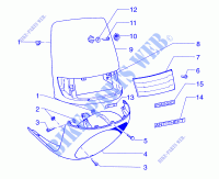 Front shield para PIAGGIO Skipper 150 Other year