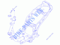 Chassis/estrutura externa para PIAGGIO Zip 50 4T E4 2018