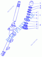 Steering bearing ball tracks para VESPA Granturismo L 2004