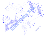 Rear suspension   Shock absorber/s para PIAGGIO MP3 500 Sport Advanced Euro 5 2021