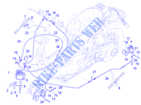 Brakes pipes   Calipers (ABS) para VESPA GTS 125 4T Euro 5 ABS 2021