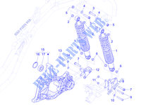 Rear suspension   Shock absorber/s para PIAGGIO MP3 530 HPE RST Exclusive E5 2022