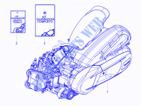 Motor completo para PIAGGIO BV 4T 4V ie E3 ABS 2015