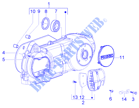 Crankcase cooling para PIAGGIO Beverly RST Other year