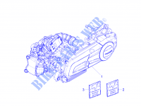 Motor completo para PIAGGIO MP3 ie E4 LT BUSINESS - SPORT ABS 2016
