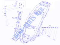 Chassis/estrutura externa para PIAGGIO NRG Power DD H2O 2013