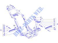 Chassis/estrutura externa para PIAGGIO NRG Power DT Serie Speciale (D) 2007