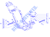 Chassis/estrutura externa para PIAGGIO NRG Power DT Serie Speciale 2009