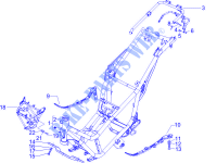 Chassis/estrutura externa para PIAGGIO X9 Evolution 2007