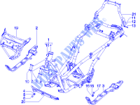 Chassis/estrutura externa para PIAGGIO X Evo Euro 3 2015