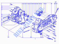Cárter para GILERA Fuoco 4T-4V ie E3 LT 2014