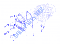 Cobertura da cabeça para GILERA Fuoco 4T-4V ie E3 LT 2013