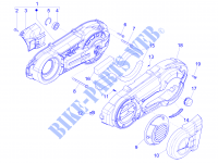 Cobertura do cárter   Arrefecimento do cárter para GILERA Fuoco 4T-4V ie E3 LT 2014