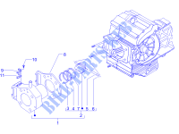 Grupo cilindro pistão pino para GILERA Fuoco 4T-4V ie E3 LT 2014