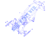Chassis/estrutura externa para GILERA GP 2007
