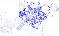 Carburador completo   Sistema de admissão para GILERA Runner ST 4T E3 2013