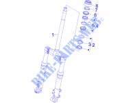 Forquilha/tubo da direcção   Grupo de apoio dos engates para GILERA Runner ST 4T E3 2014