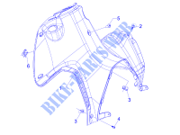 Porta objectos dianteiro   Contra escudo para GILERA Runner ST 4T E3 2015