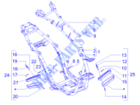 Chassis/estrutura externa para GILERA Runner SP 2009